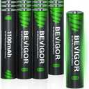BEVIGOR Rechargeable AAA Batteries, 1100 mAh High Capacity, LSD Low Self Discharge Technology, 1.2V NiMH AAA Batteries, Long-Lasting Triple AAA Rechargeable Batteries, 16 Count