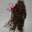 Ombre Human Hair Bundles P4/27 Kinky Curly Bundles Human Hair Ombre Dark Brown Bundles 12 12 12 Inch Brazilian Virgin Remy Hair Extensions Silky Soft Ombre Honry Brown Bundles