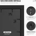 18 x 24 Poster Frame Black, 2-Inch Wide Border Poster Frames 18 x 24 with Black Backboard, 18x24 Frame Frame Wall Hanging