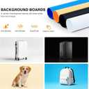 Photo Studio Light Box Photography 32"x32" with 100 LED and 4 Colors Backdrops Photo Box with Lights, Foldable Picture Box for Product Photography with 6500K Brightness