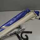 Talltalk 2 Pcs Beach Chair Umbrella with Clamp, 42", Dark Blue, Beige