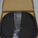 PATIKIL Foam Insulation Tape, 2Pcs 3/8" W x 1/4" t x 32.8FT Self Adhesive Weather Stripping Door Seal Strip for Door Window Air Conditioning, Black