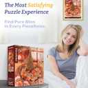 PieceRelax Plastic Jigsaw Puzzles for Adults 1200 Pieces - Twinkle Twinkle - What Does Santa Look Like? Most Satisfying Table Games and Gifts No Puzzle Mat Required [H3801]