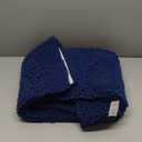 Ample Decor Bath Mats 100% Cotton 24 X 17 & 34 X 20 Inches, Oeko Tex Certified 1350 GSM Solid Construction Thick & Plush, Super Absorbent for Bathroom Floor, Shower  Navy