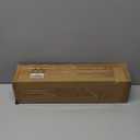 KAMANINA Wood Curtain Rods for Windows 66 to 120 Inch(5.5-10ft), 1 Inch Adjustable Drapery Rod, Decorative Heavy Duty Curtain Rods with Leaf Pattern Finials, Wood Grain