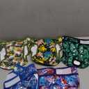 wegreeco Female Dog Diapers, Washable Reusable Pet Puppy Doggie Diapers for Small Medium Large Female Dogs in Heat Period, Doggy Period Panties X-Large, Leaf