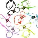 2 x Lizard Leash Bearded Dragon Harness Adjustable Reptile Lizard Harness Leash Parrot Harness Turtle Lizard, Suitable for Gecko Hamster Kitten Small Animal Outdoor Walking,Black