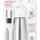 iSi Mini 013455 Whipped Cream Maker, White, Stainless Steel, 1/2 Pint, White