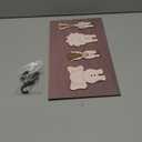 Yookeer Safari Animal Wall Hooks Kids Coat Hooks Wooden Safari Jungle Baby Nursery Wall Decor Decorative Elephant Lion Giraffe Zebra Hanger for Nursery Bathroom Bedroom Home Decor