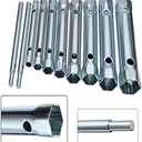 8Pcs Dual-Ended Wrench Socket Plumber Back Nut Tap Spark Plug Spanner Set Extended Spark Plug Wrench 6-22mm