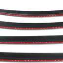 in-Channel Rain Guards for 1996-2026 Chevy Express Van/GMC Savana 1500 2500 3500, Window Visor Shields Vent Deflector Shade Wind Dark Smoke for 09-26 Express/Savana 4500, Tape-On, 2PCS