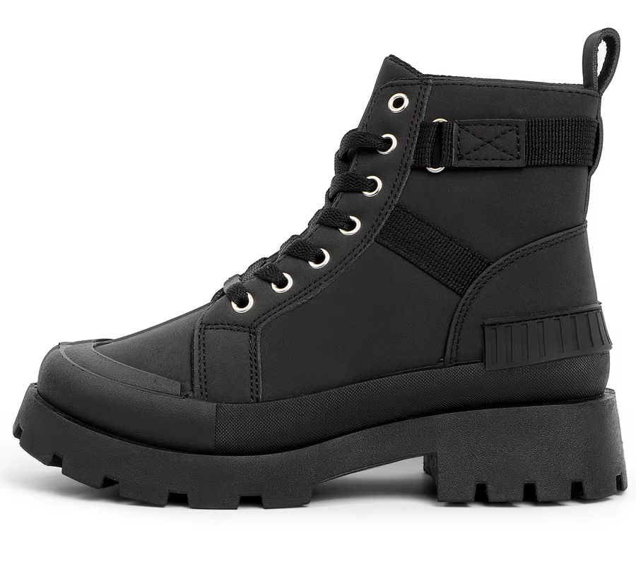 MUSSHOE Platform Ankle Motorcycle Boots Women Autumn Winter
 SIZE 10