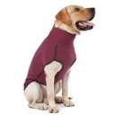 Dog Sweater Pullover Cold Weather Vest for Dogs Dog Sweatshirt & Jacket for Indoor and Outdoor Use (X-Large, Wine red)