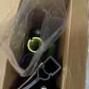 Floor Squeegee Heavy Duty, 24 Rubber Foam Water Scraper Broom, Epoxy Wiper Mop with 62 inches Long Handle for Cleaning Concrete Pool Rug Garage Deck Shower Window Outdoor Indoor (Green)