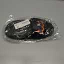 Halloween Pumpkin Cozy Slippers Spooky Comfy Autumn Winter Slippers, Fuzzy Plush Winter Indoor Outdoor (Black)