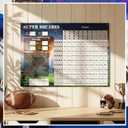 10 Pcs Large Football Squares Pool Board Football Pool Poster 100 Grids 18.9 x 26.8 Inch Game Party Supplies 2026 for Sports Party Decorations