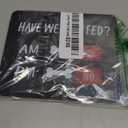 Dog Feeding Reminder - Dog Feeding Chart with Have We Been Fed AM/PM Tracker, Magnets Fed Sign with Pet Tracker for Fridge, Prevent Overfeeding (Black)