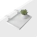 Office Cubicle Shelf - 8.3'' x 5.5'' x 1.7'' Storage Organizer Floating Corner Rack Hanging Shelf Adjustable Home Office Essentials for Planter Statue Decor Photo Frame 1 Pack