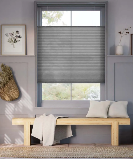 Cordless Light Filtering Top Down Bottom Up Shades 26-in Long