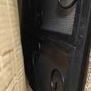 Plow & Hearth Metal Fireplace Screen Florence Black | 38" W x 31" H | Dual Magnetic Hinged Doors | Spark Guard Cover | Stand Alone Wrought Iron Panel Fire Place Cover