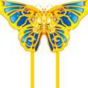 Mint's Colorful Life Butterfly Kite for Kids & Adults Easy to Fly, Large Single Line Kites with 300ft String Kite Handle