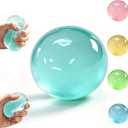 2026 New Coconut Oil Stress Ball - Slow Rising Squishy Toy, Odorless & Non-Sticky, Easy to Clean, for Stress Relief & Focus Improvement (Blue)