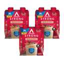 Atkins Strong High Protein Shake, Café Latte Flavored, 30g Protein, 7g Prebiotic Fiber, 1g Sugar, Muscle and Gut Health Support, GLP-1 Support, Low Carb and Low Sugar Coffee Protein Shake, Keto Friendly, 12 Count BBD: 08-09-26