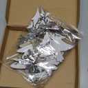 Geetery 3 Pcs Wooden Christmas Trees Table Decor Wood Tabletop Decors Handmade Rustic Decorative Trees with Pine Needle Bell Bow Wood Christmas Trees Centerpiece for Xmas Winter Holiday