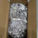 DearHouse 6FT Silver Berry Christmas Garland, Flexible Artificial Berry Garland for Indoor Outdoor Home Fireplace Decoration for Winter Christmas Holiday New Year Decor