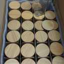 AISIPRIN Glass Spice Jars with 398 Labels, 24 pcs 4oz Spice Containers with Bamboo Lids, Square Spice Bottles With Shaker Lids,Spice Organization for Cabinet,Drawer,Rack,Seasoning Organizer