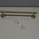 TocTen Bath Towel Bar - Thicken SUS304 Stainless Steel Bathroom Towel Holder, Towel Rod for Bathroom Heavy Duty Wall Mounted Towel Rack Hanger (16IN, Gold)