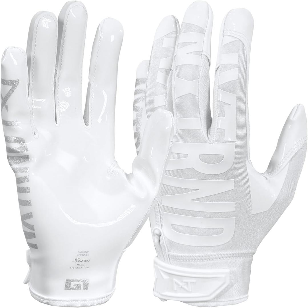 Nxtrnd G1 Pro Men's Football Gloves, Adult Sticky Receiver Gloves, S
