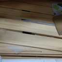 Solid Pine Wire Shelf Covers, 16" D x 29" L, Tool-Free Pantry Rack, 29" Length