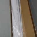 No Drill Blinds for Windows 1" Vinyl L-Shaped Slats Cordless Mini Blinds for Home, for Window Size 29" W  64" H White