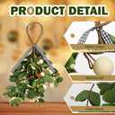 XunYee 4 Pieces Christmas Mistletoe Ornaments Artificial Mistletoe Branches Decor Decorative Mistletoe Decoration Hanging Red and White Berry Picks for Home Christmas Handmade Party Decorations