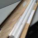 Outdoor Roller Shade 6' W x 6' L Cordless Patio Shades Roll Up Outdoors Blinds with UV Protection, Exterior Roller Shades Cloth for Porch Pergola, Beige, 72"W x 72"H
