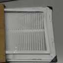Fits 12x12 Duct Opening | Steel Return Air Filter Grille by Handua [Removable Door] for 1-inch Filters | Vent Cover Grill | White | HVAC Cold Air Intake Grille | Out Dim: 14 5/8"W X 14 5/8"H