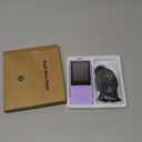 64GB MP3 Player with Bluetooth 5.3, Music Player with HiFi Sound for Sports Runners, 2.4" Screen MP3 Player Built in HD Speaker Voice Recorder E-Book, Expanded Up to 128GB, Earphone Included, Purple