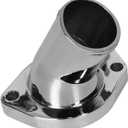 AB59-1 Aluminum Chrome Plated Thermostat Housing Water Neck Assembly Compatible for Ford 260 289 302 351W 1965-2001 AB59 (Silver)