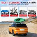 OTUAYAUTO Lockable Roof Rack Cross Bars - Compatible with Jeep Cherokee 2014-2023, Aluminum Heavy Duty Anti-Theft 220lbs Crossbars for Luggage Racks Bike Kayak Snowboard Cargo Bars Non-Corrosion