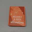 Levfla Pregnancy and Birth Affirmation Cards with Wooden Engraved Labor Comb Production Encouragement Positive Push New Mom Gifts for Women After Birth Boho Style Gender Reveal Neutral Present