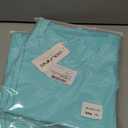 2 x DOLNINE Plus-Size-Womens-Tank-Tops Summer V Neck Sleeveless Shirts Cute Flowy Pleated Blouses Casual Loose Fit Tunics XL-5XL (Teal, XL)