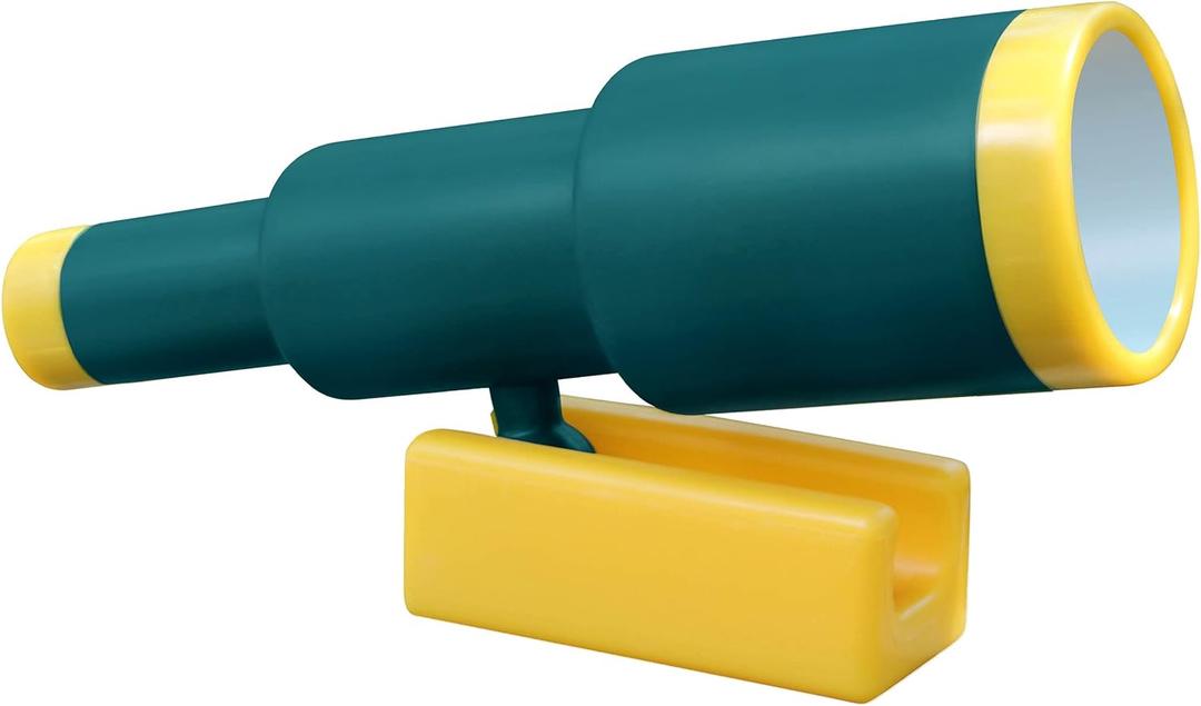 Jungle Gym Kingdom Playground Accessories - Pirate Ship Telescope for Kids - Plastic Attachment for Treehouse, Outdoor Playhouse, Playset, Backyard Swing Set (Green)