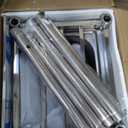 Free Standing Stainless-Steel Single Bowl Commercial Restaurant Kitchen Sink Set w/Faucet, Prep & Utility Washing Hand Basin w/Storage Shelve, laundry tub for Indoor Outdoor (22in)