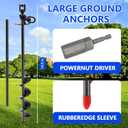 Heavy Duty Dog Tie Out Stake,14.8" Spiral Dog Stakes with Swivel Hook for Outside, Yard, Camping, Rust Proof Ground Anchor for Dogs Run Cable Leash Tether Chains, Small to Large Dogs Up to 200bs