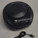 Gueray CD Player Portable Boombox: Radio CD Players Boombox with Speakers FM Radio AUX Input Support Headphones Playlist Mode PROG Playback for Outdoor Indoor Audiobooks with Type-C Power Cable