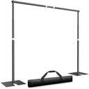 Amazon.com: Qoolfoto Pipe and Drape Backdrop Stand Kit 10x10ft, Heavy Duty Back Drop Adjustable Stand with Carry Bag, Metal Background Frame for Parties Wedding Birthday Decoration Photography Photo Booth Video : Electronics