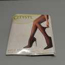 Citystl 2 Pairs Plus Size Sheer Tights for Women - 20D Black Tights Control Top Pantyhose with Reinforced Toes, Supple Feel (X-Large Plus, Caffeine)