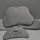 Pregnancy Pillow for Sleeping,Maternity Pillow for Pregnant Women Side Sleeping,Larger Wedge Body Pillow for Back, Belly & Hip Support with HighDensity Foam,Portable&Lightweight for Bed, Travel,Gray