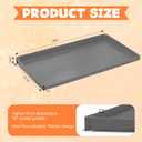 Silicone Griddle Mat for Blackstone Accessories, Waterproof Dustproof Anti-Warping UV-Resistant Full-Wrap Criddle Cover, 36" All-Encompassing Coverage Duty Griddle Mat (Full Coverage: Gray, 36 Inch)